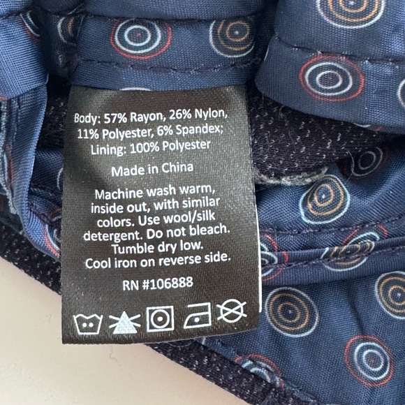 APPAMAN Boys Navy Stretchy Mod Dress Suit, size 10 - Picture 4 of 9